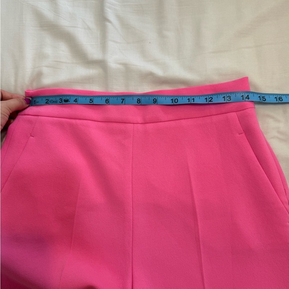 Zara Pink High Waist Tailored Shorts - Picture 5 of 7